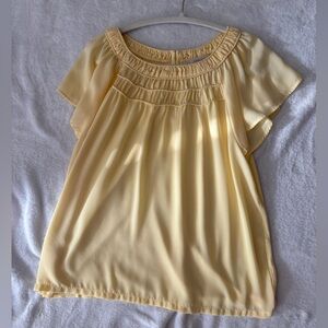 LOFT Yellow Blouse